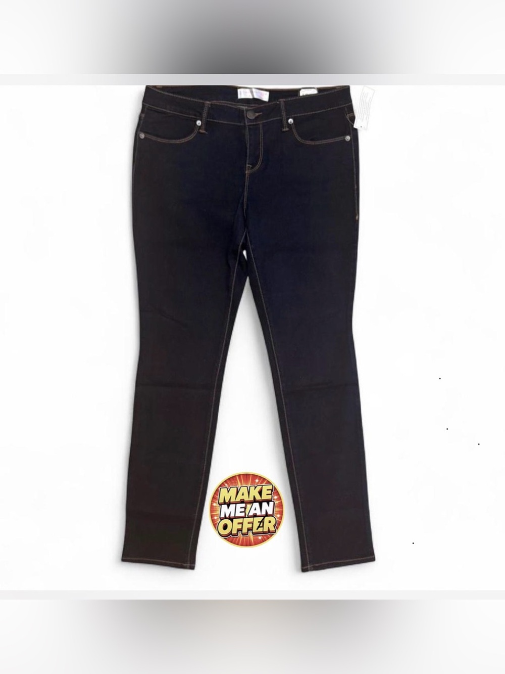 Brand New No Boundaries Indigo Jeans with Contrast Stitching - SZ 13
